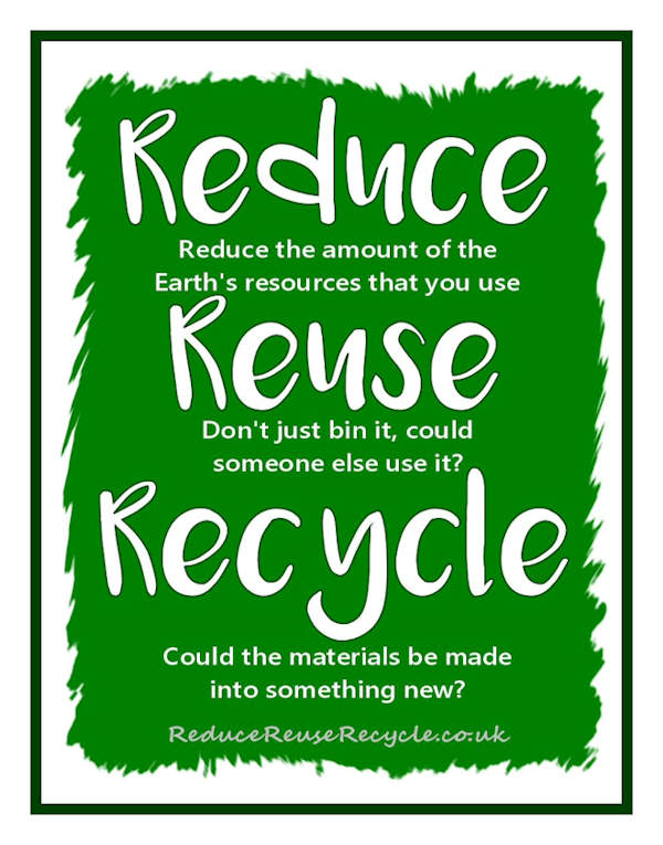 Reduce Reuse Recycle